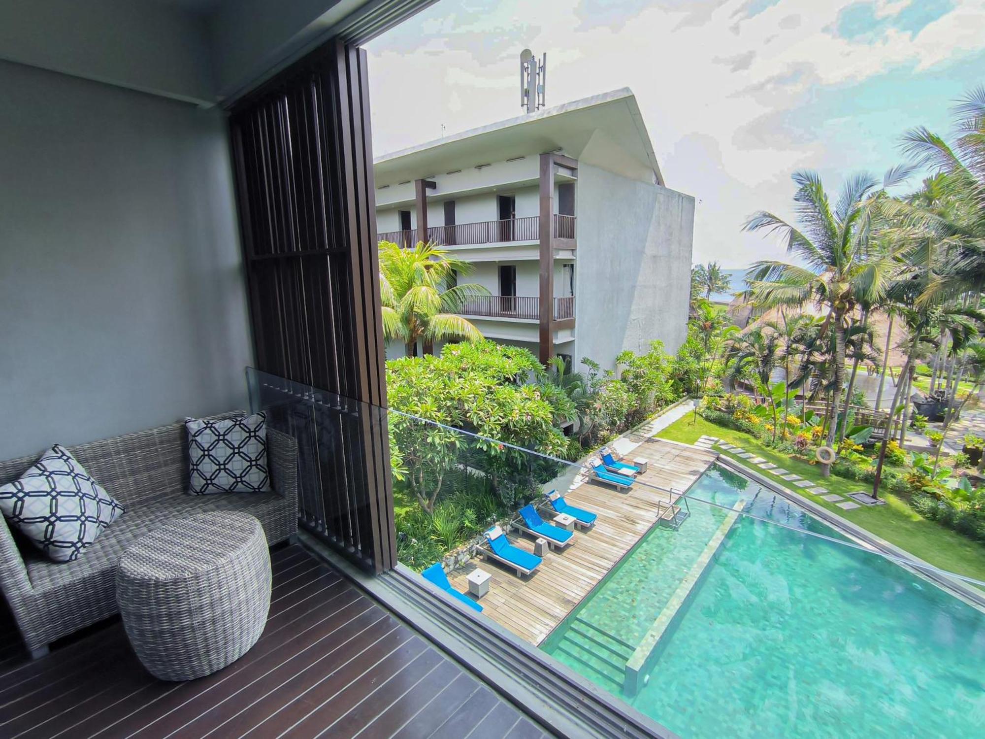 Wyndham Tamansari Jivva Resort Bali Siyut Exterior foto View from a room at the hotel